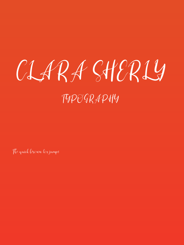 Clara Sherly Poster
