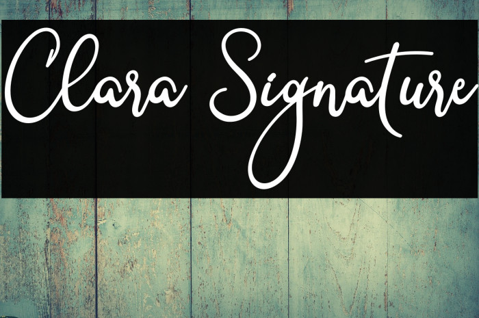 Clara Signature Example 1