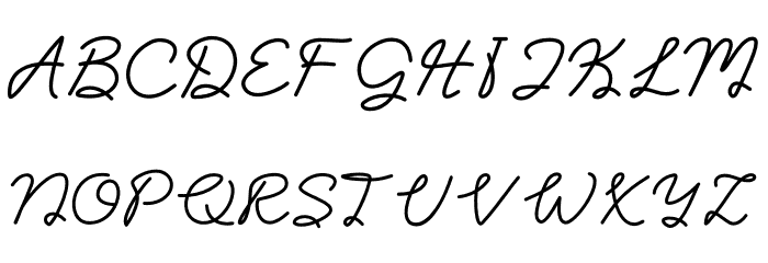 Clara Sydney_DEMO_Personal Use フォント 大文字