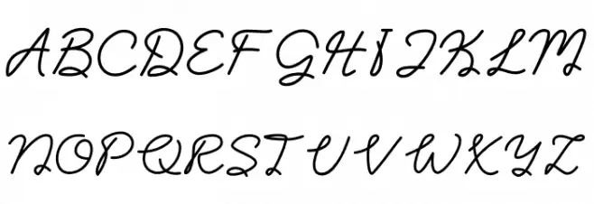 Clara Sydney_DEMO_Personal Use 字体 大写