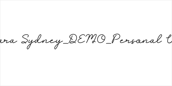Clara Sydney_DEMO_Personal Use Logo