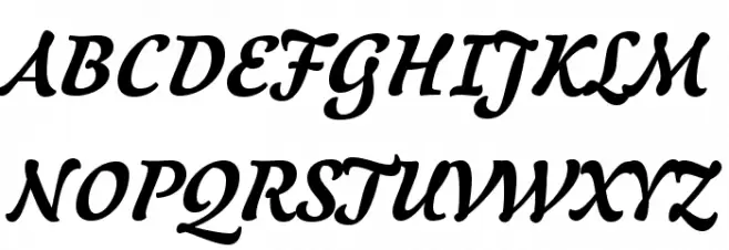 Clara Шрифта ВЕРХНИЙ