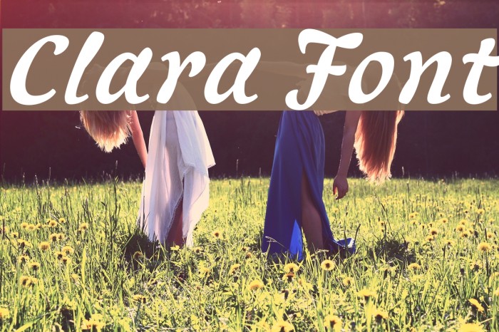Clara Font examples