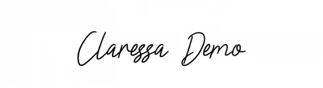 Claressa Demo  フリーフォントのダウンロード
