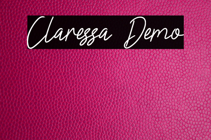 Claressa Demo Example 1