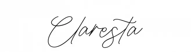 Claresta  フリーフォントのダウンロード