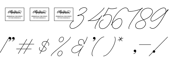ClarestaRegular Font OTHER CHARS