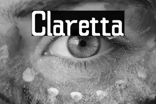 Claretta Font examples