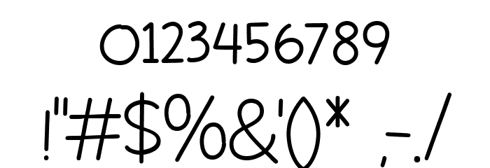 Claria Font OTHER CHARS