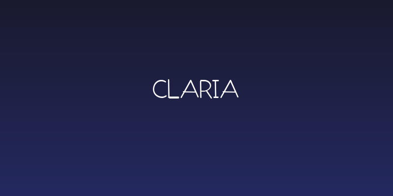 Claria Social Header
