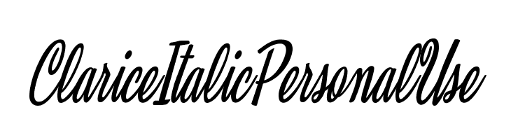 Clarice Italic Personal Use Font