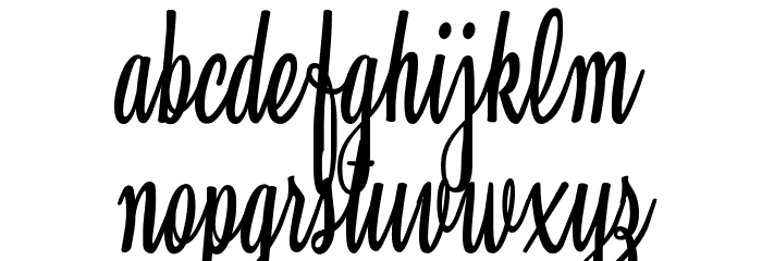 Clarice Personal Use Font LOWERCASE