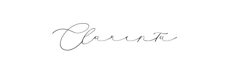 Clarinta  フリーフォントのダウンロード
