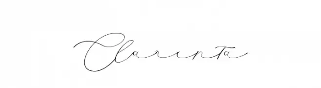 Clarinta  免费字体下载