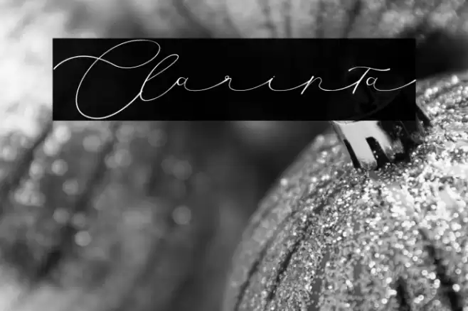 Clarinta Font examples