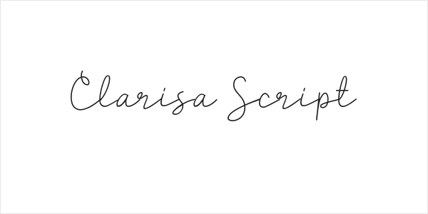 Clarisa Script Logo