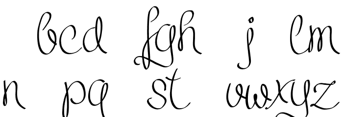 Clarissa Demo Font LOWERCASE