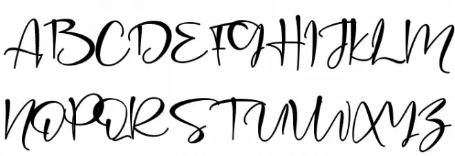 Clarissa - Personal Use Schriftart Groß