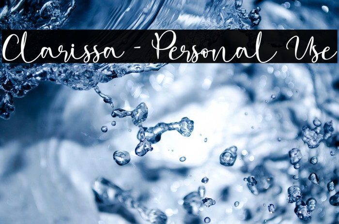 Clarissa - Personal Use Example 2