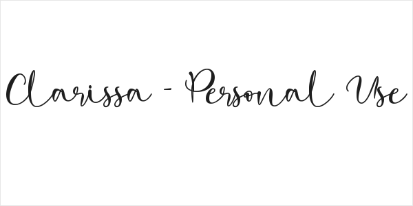 Clarissa - Personal Use Logo