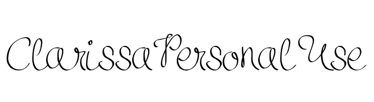 ClarissaPersonalUse Font