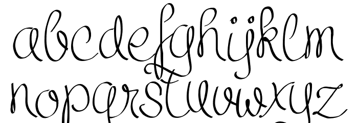 ClarissaPersonalUse Font LOWERCASE