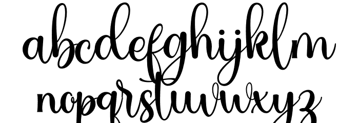 Clarities Regular Font LOWERCASE
