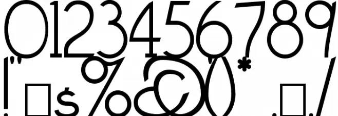 Claritty Font OTHER CHARS