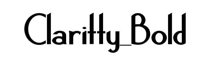 Claritty_Bold  font caratteri gratis