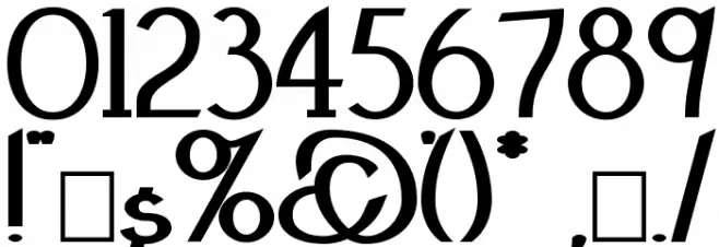Claritty_Bold フォント その他の文字