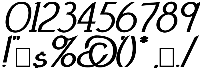 Claritty_BoldItalic Font OTHER CHARS