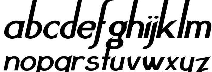 Claritty_BoldItalic Font LOWERCASE