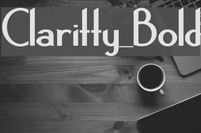 Claritty_Bold フォント examples
