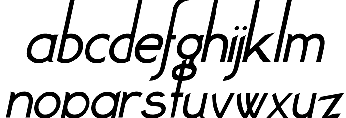 Claritty_Italic Font LOWERCASE