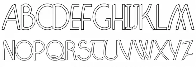 Claritty_Outline Polices MAJUSCULES