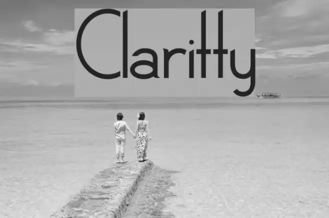 Claritty Font examples