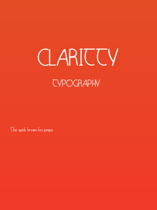 Claritty Poster