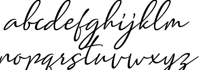 Clarity free Font LOWERCASE