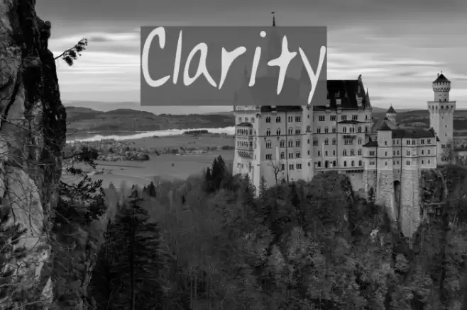 Clarity Font examples