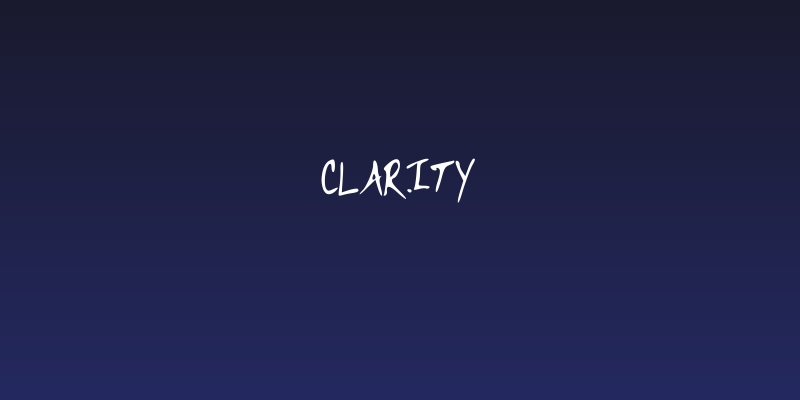 Clarity Social Header