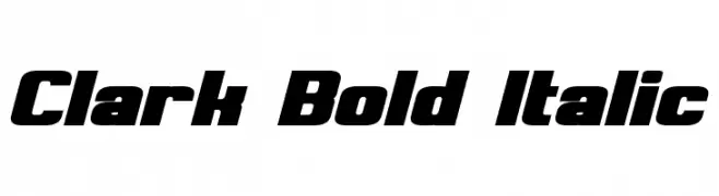 Clark Bold Italic  Fuentes Gratis Descargar