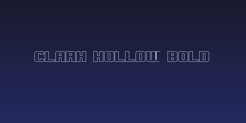 Clark Hollow Bold Social Header