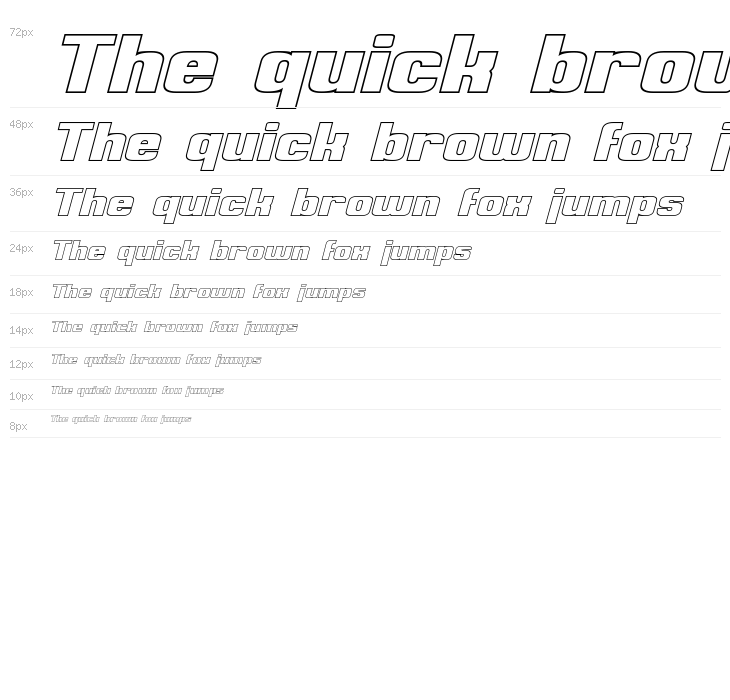 Clark Hollow Italic Waterfall