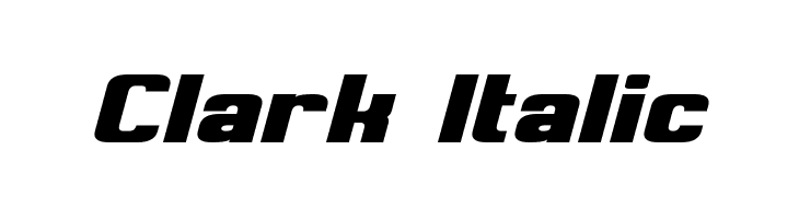 Clark Italic  لخطوط تنزيل