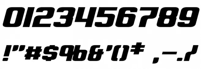 Clark Italic Font OTHER CHARS