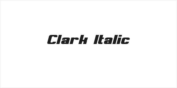 Clark Italic Logo