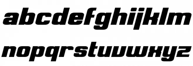 Clark Italic Font LOWERCASE