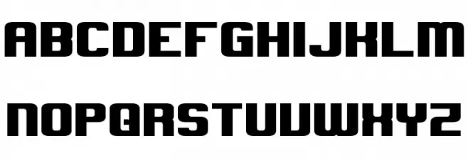 Clark フォント 大文字