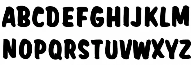 ClarkOpti-Black Font Litere mari
