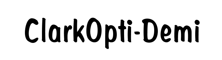 ClarkOpti-Demi Font